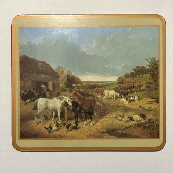 Pimpernel Acrylic Six Traditional Place Mats Around the Farm - Picture 6 of 16